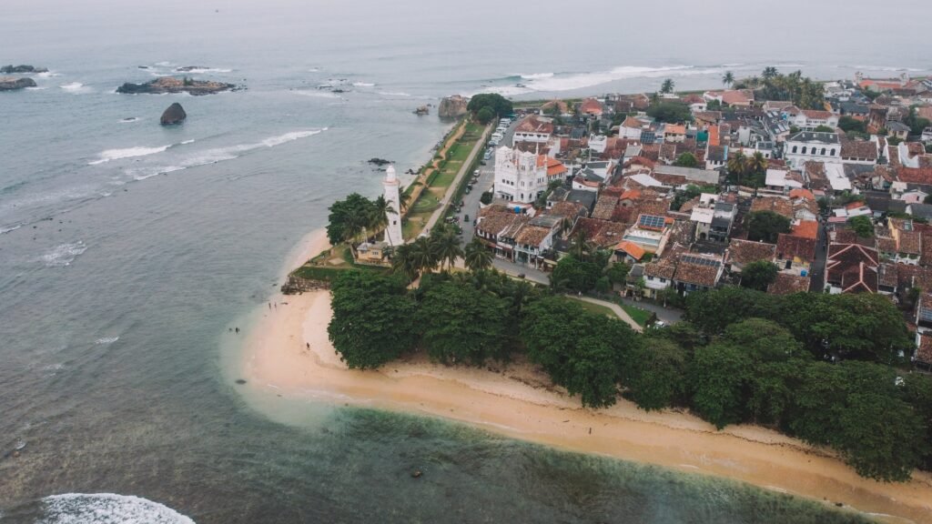 The vibrant streets and architecture of Galle Fort in the golden afternoon light